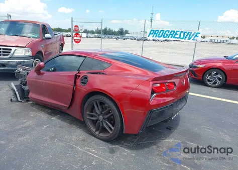 2015 Chevrolet Corvette Stingray Z51 из США, поврежденный, VIN 1G1YM2D76F5119444